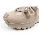 Lee Cooper dámská sportovní obuv zimní trekingová zateplená béžová přírodní kůže dámské 36