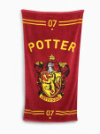 Osuška Harry Potter Famfrpál, 75x150 cm