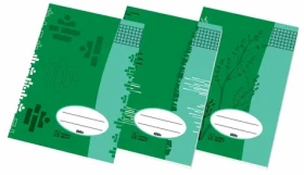 PAPÍRNY BRNO Školní sešit 565e 1 ks (mix) / Formát: A5 / Počet stránek: 60 / Čtverečkovaný (5x5 mm) (130398)