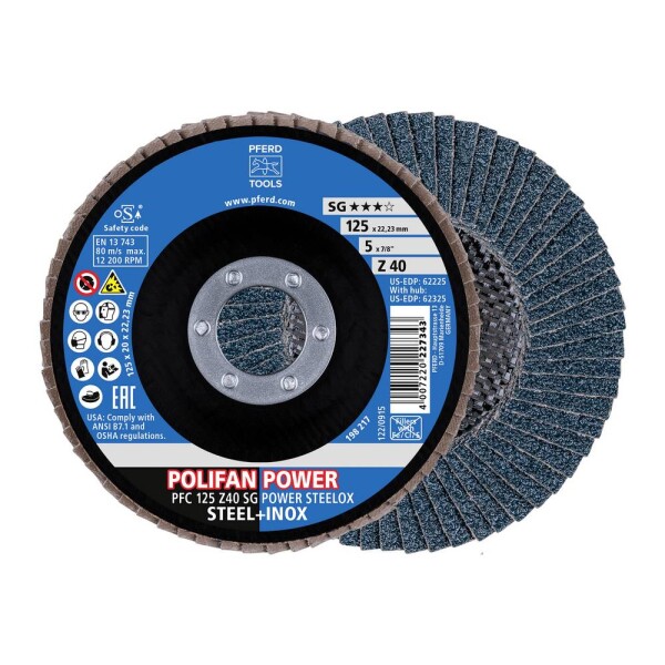 PFERD TOOLS BONUS PACK –125 Z40 SG POWER 69198305 Řezný kotouč 125 mm 1 ks