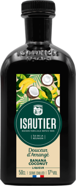 Isautier Arrangé Banana Coconut Liqueur 0,5L, 17%