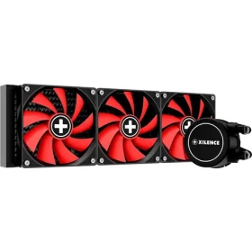 Xilence LiQuRizer LQ360 červeno-černá / 3x 120mm / TDP 400W / 35.2 dB @ 1600 RPM / 70 CFM / AMD + Intel (XC978)