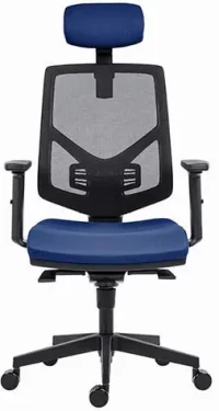 Powerton Tina modrá / Kancelářské ergonomické křeslo / nosnost 120 kg (MKWPTIKDCMXA)
