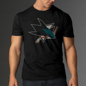 47 Brand Pánské Tričko - Logo Scrum II. - San Jose Sharks Velikost: XXL