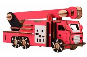 Woodcraft Dřevěné 3D puzzle Hasičský vůz