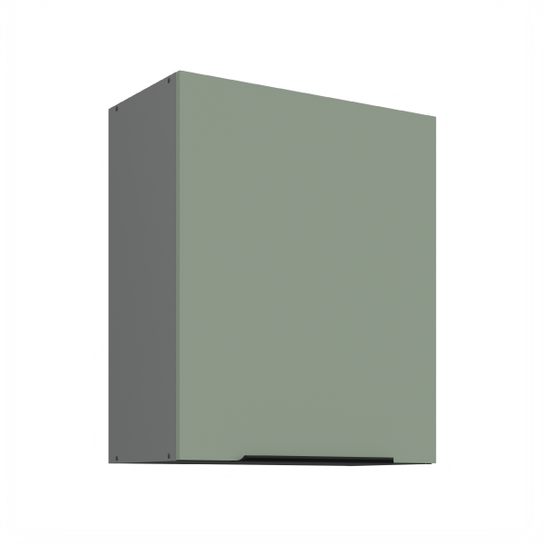 Horní skříňka Aria ANT 60 G-72 1F Barva korpusu: Antracit, Barva dvířek: SA - Aquamarine AFM
