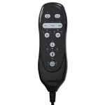 Křeslo polohovací masážní s výhřevem, 8bodová vibrační masáž, zvedací systém, USB, krémová látka