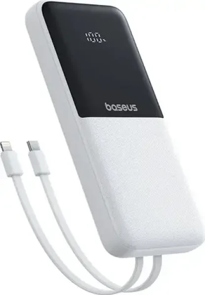 Baseus Lipow 10000 mAh bílá / Powerbanka / 22.5W (6932172679323)
