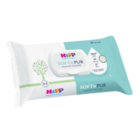 HiPP Babysanft Čistící vlhčené ubrousky Soft & Pure 48ks