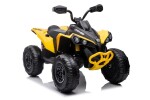 Mamido Dětská elektrická čtyřkolka Can-Am Renegade 180W 4x4 žlutá
