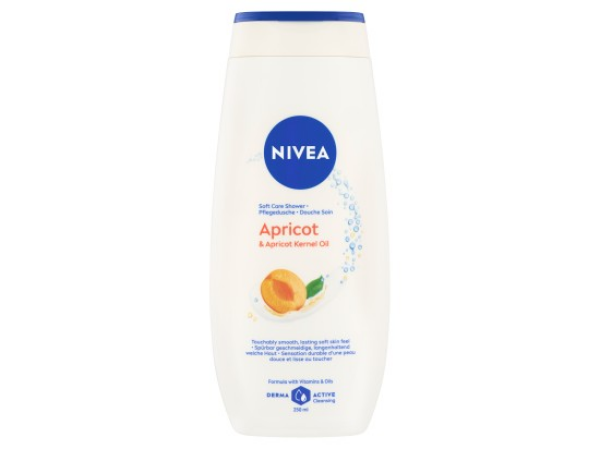Nivea Apricot & Apricot Kernel Oil pečující sprchový gel 250 ml