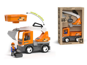 ECO MultiGO VIA 2+1 - Igráček silničář, auto, bagr, valník