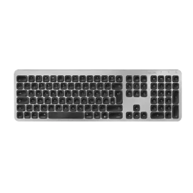 LogiLink ID0206 stříbrná / Bezdrátová klávesnice / membránová / Bluetooth / DE Layout (ID0206)