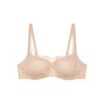 Dámská podprsenka Body Make-Up Illusion Lace Balconette - Triumph coffee sugar (3091) 075C