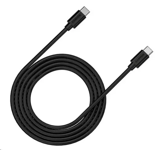 CANYON CNS-USBC12B kabel černá / USB-C – USB-C / 2m (CNS-USBC12B)