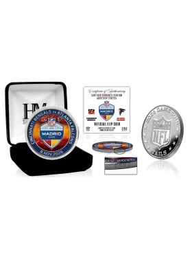 Mince NFL NFL 2026 Madrid Game Bengals vs Falcons Game Flip Coin
