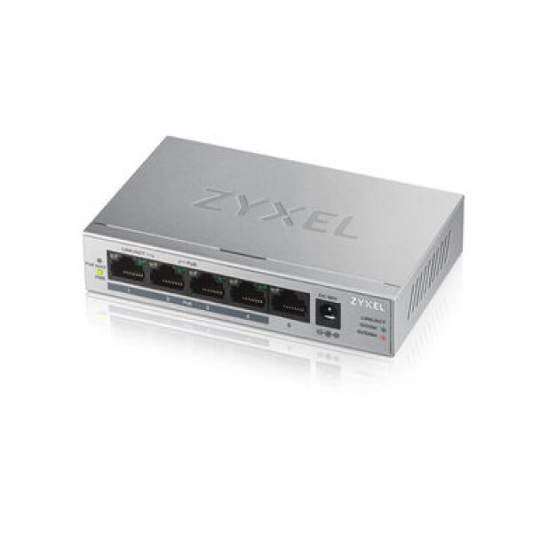 ZyXEL GS1005-HP / 5-port Desktop switch / 5x GLAN / 4x PoE / PoE 60W (GS1005HP-EU0101F)