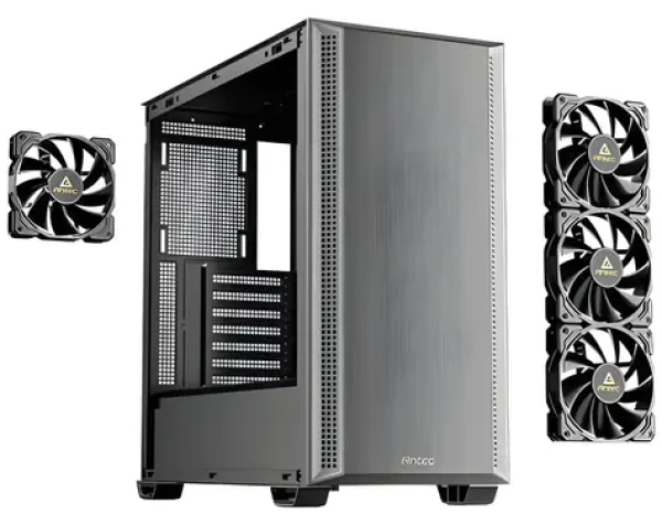 Antec P7 S černá / Skříň / Midi-Tower / ATX, M-ATX, Mini-ITX / bez zdroje (0-761345-10258-2)