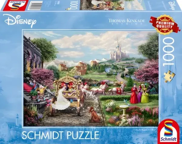 SCHMIDT Puzzle Popelka: Šťastně až navěky