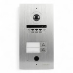 EVOLVEO DoorPhone ID-2, 2drátový videotelefon pro dva byty s RFID, otiskem prstu a podporou ONVIF kamer