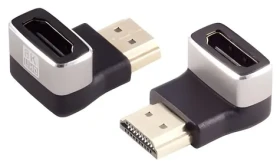 MicroConnect Úhlový adaptér HDMI (F-M) 90° černá / Adaptér / 8K (HDM19F19MA2-8K)