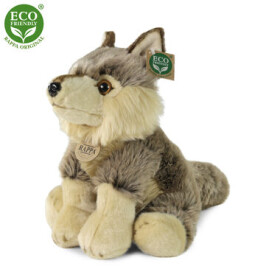 Eco-Friendly Rappa vlk sedící 30 cm