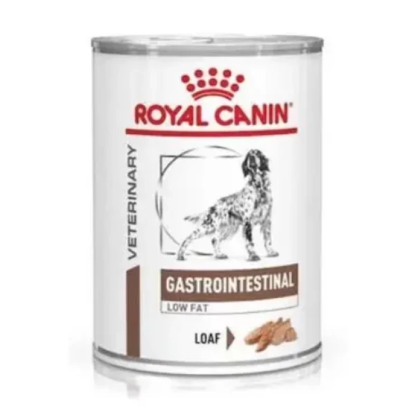 Royal Canin Veterinary Diet Canine Gastrointestinal Low Fat 410 g / Konzerva pro psy / dietní (9003579024515)