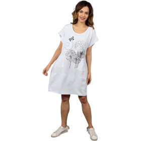 HOSH Dámské šaty Sora Velikost: UNI, Barva: Bílá