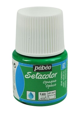 Barva na textil Pébéo Setacolor Opaque 45 ml - Zelená listová 82
