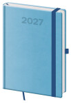 Denní diář 2027 A5 Print Pop světle modrý