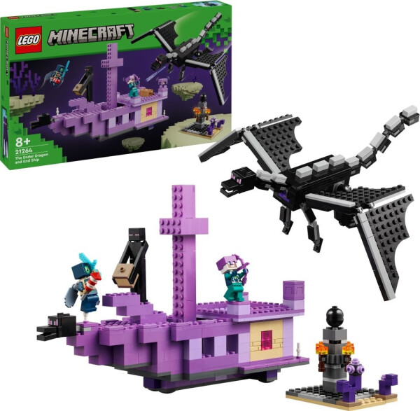 LEGO® Minecraft® 21264 Drak z Enderu a loď z Endu - LEGO® Minecraft™