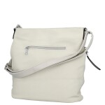 Trendy dámská koženková crossbody kabelka Alena, šedá