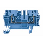 Weidmüller Z-series, Feed-through terminal, Rated cross-section: 2,5 mm², Tension clamp connection, Wemid, Dark Beige, ZDU 2.5 1608510000-100 100 ks