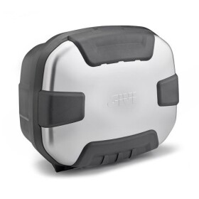 Trk35N kufr Givi Trekker černý se stříbrným hliníkovým víkem (Monokey), objem 35 ltr.
