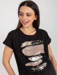 Dámské tričko RV BZ 8953.41P černé - FPrice L/XL