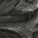 Grafitově šedá deka na židli Šířka: 170 cm | Délka: 210 cm Šířka: 170 cm | Délka: 210 cm