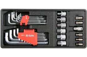 Vložka do zásuvky - imbus 2-12 mm , torx T10-T50, 1/2"" E10-E20, adaptéry M5- M12