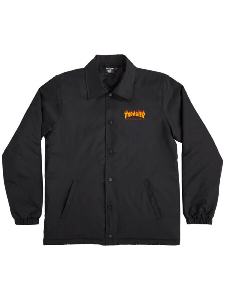 Santa Cruz Thrasher Flame Dot C black pánská jarní bunda - XL