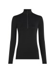 ICEBREAKER Wmns Core Heavyweight LS Half Z, Black (vzorek) velikost: S