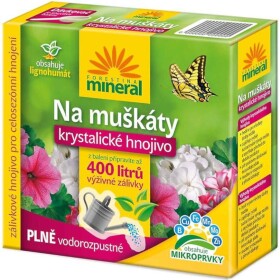 Krystalické hnojivo na muškáty