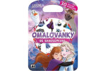 Omalovánky se samolepkami Ledové království