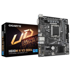 GIGABYTE MB Sc LGA1700 H610M H V3 DDR4, Intel H610, 2xDDR4, 1xHDMI, 1xVGA, mATX EDF_524961