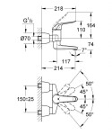 GROHE - Euroeco Special Páková umyvadlová baterie, chrom 32771000