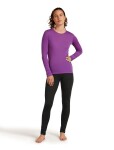 Dámské merino spodky ICEBREAKER Wmns 200 Oasis High Rise Leggings, Black velikost: M