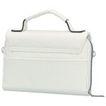 Stylová dámská koženková mini crossbody kabelka Milax, bílá