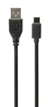 Gembird USB 2.0 A (M) - USB-C (M) kabel 1 m černá (CCP-USB2-AMCM-1M)