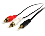 StarTech Audio kabel Jack 3,5mm - 2x Cinch černá / Audio kabel / 0,92 m (MU3MMRCA)