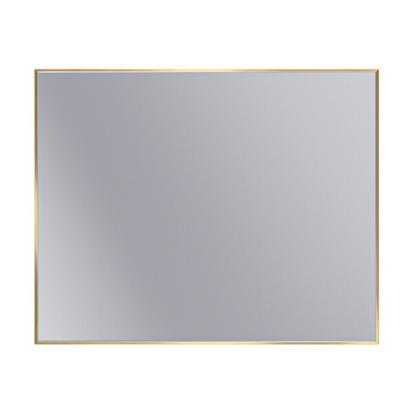 Erga Rectangle, obdélníkové zrcadlo 100x80 cm, zlatý rám, ERG-V01-RECTAGLE-1080-GD