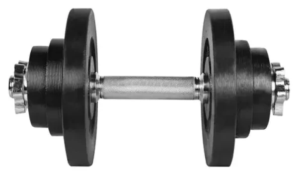 RULYT Nakládací činka Angular 17 kg / Jednoruční / Tyč 30 mm / 6x kotouč