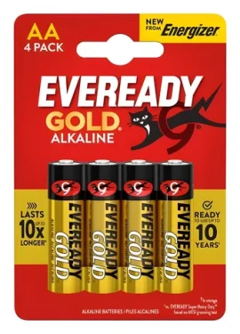 Energizer Eveready Gold AA / Baterie / Alkalická / 4 ks